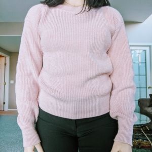Pink Gap Knit Sweater